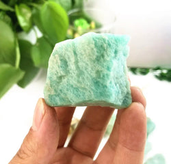 Amazonite natural green raw stone / Αμαζονίτης πράσινο