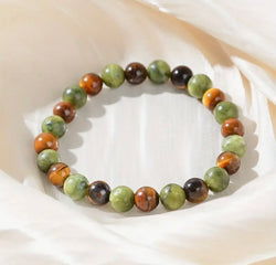 Natural stone beaded bracelet handmade for women and men