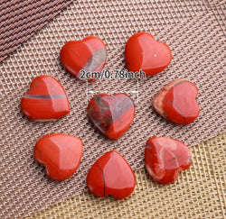 Red jasper natural stone “heart shape” / κόκκινος Ιασπις