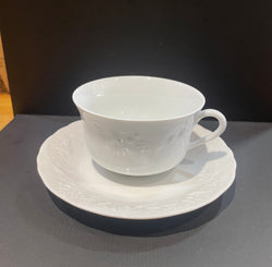 Vintage Coffee or tea cup with plate