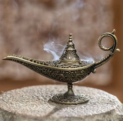 Vintage metal incense burner